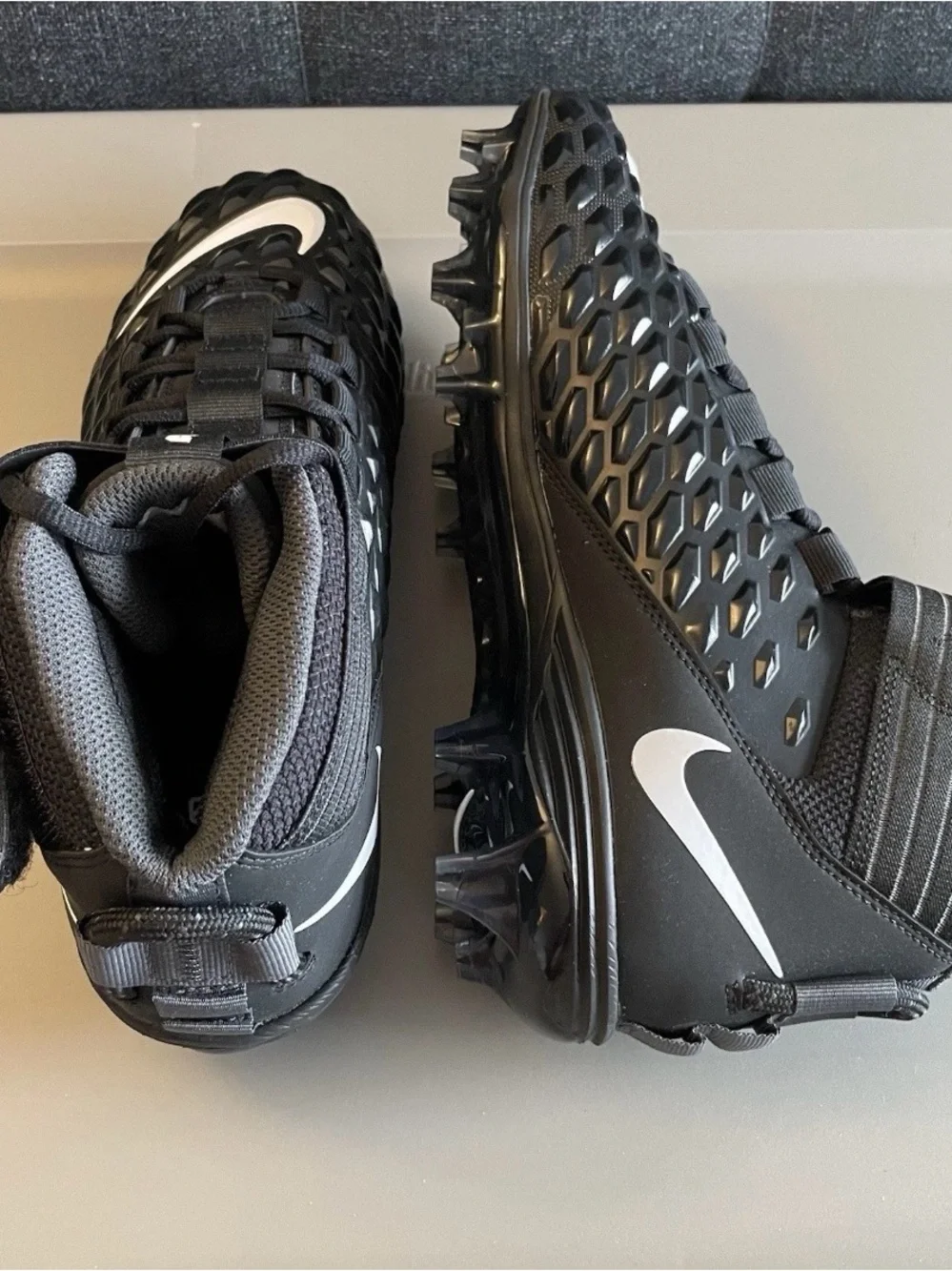 NIKE FORCE SAVAGE PRO 2 FOOTBALL CLEATS BLACK WHITE AH4000-002